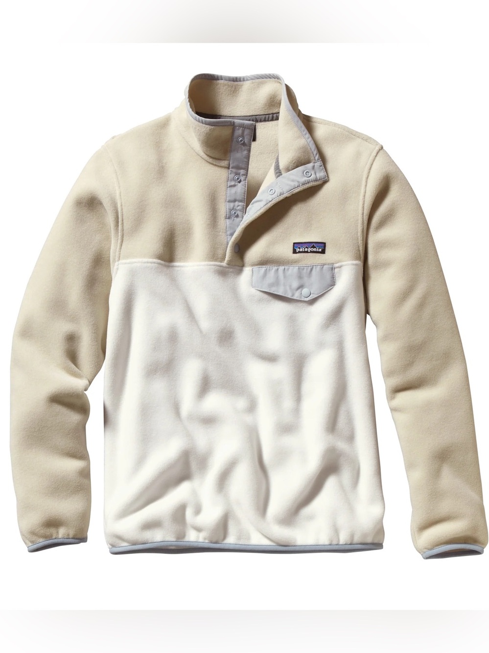 Patagonia Women’s Bleached Stone Lightweight Synchilla Snap-T Pullover Medium